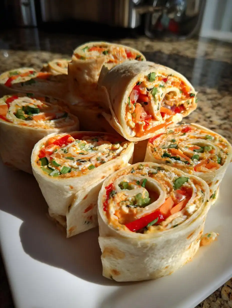 Veggie Tortilla Roll Ups - detail 2