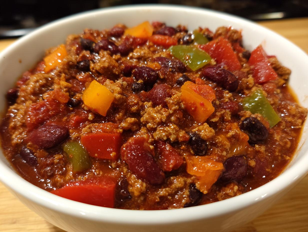 Amazing 7-Hour Weight Watchers Crockpot Turkey Chili