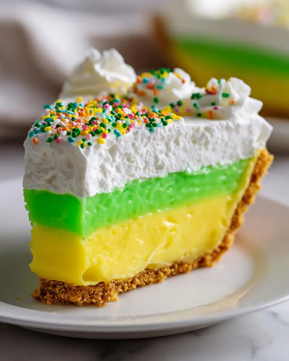 Winter No Bake Jello Pie - detail 3