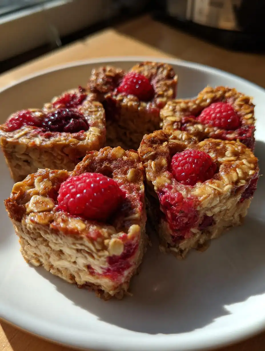baked oatmeal hearts - detail 2