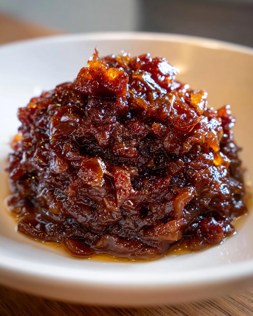 caramelized onions - detail 1