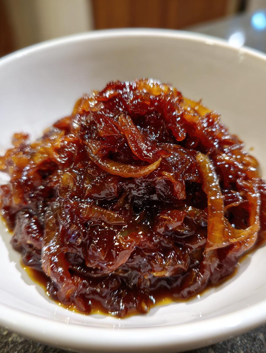 caramelized onions - detail 2