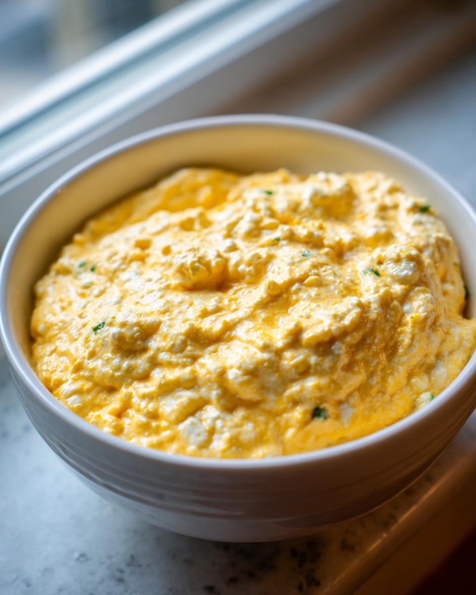 cottage cheese queso dip - detail 1