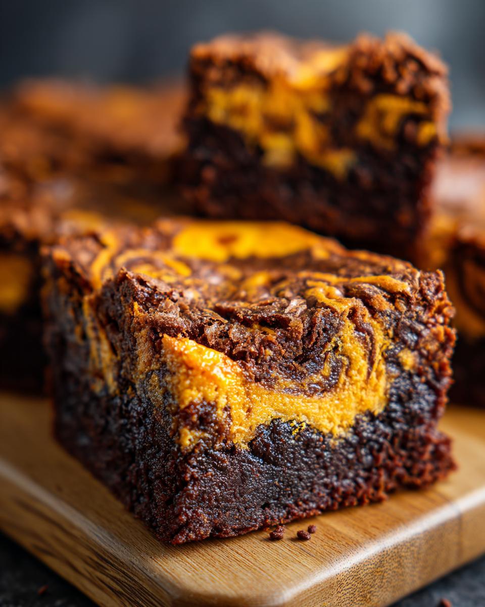 cream cheese swirl brownies - detail 2