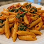 creamy sun-dried tomato vegan pasta