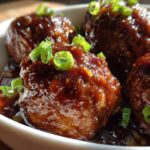 crockpot honey garlic meatballs