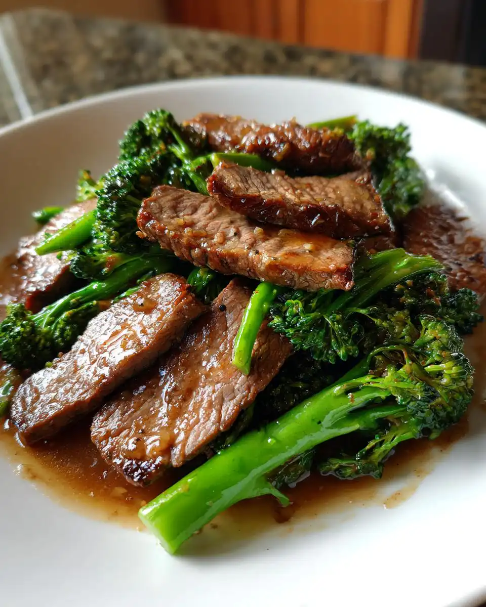 healthy beef and broccoli - detail 1
