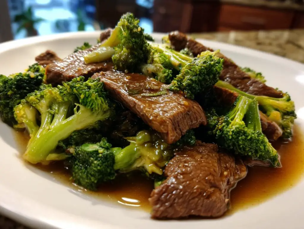 healthy beef and broccoli