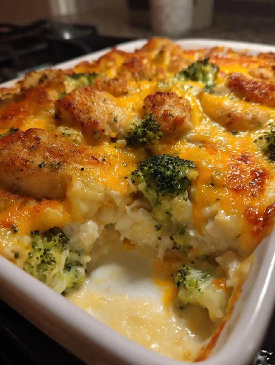 healthy chicken casserole - detail 2