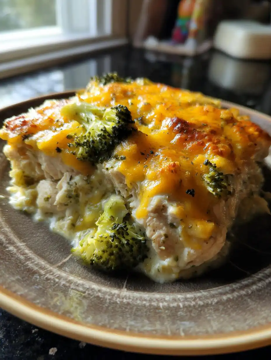 healthy chicken casserole - detail 3