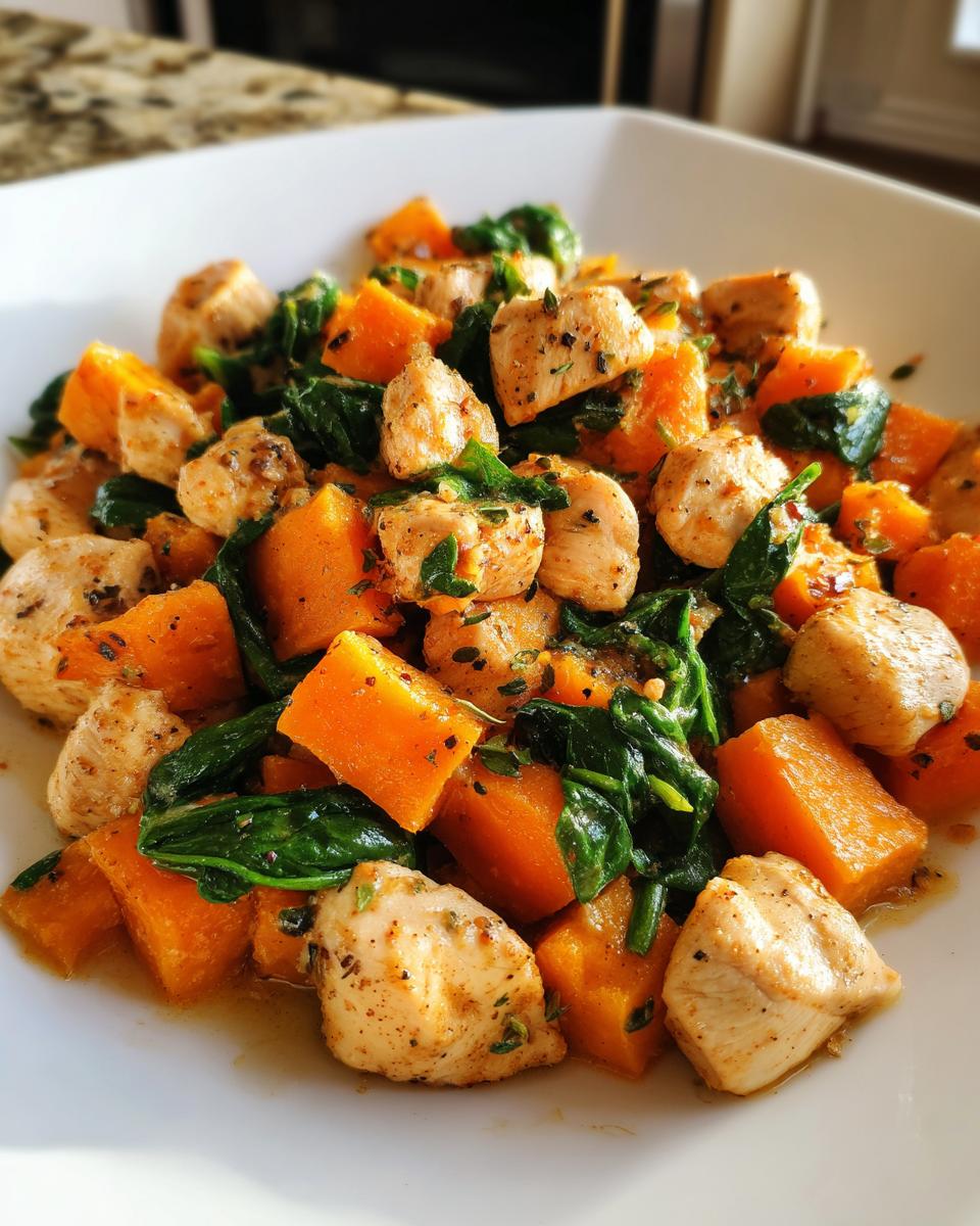 healthy chicken skillet - detail 1