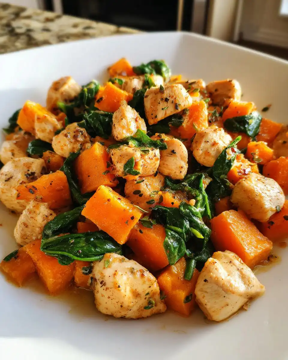 healthy chicken skillet - detail 1