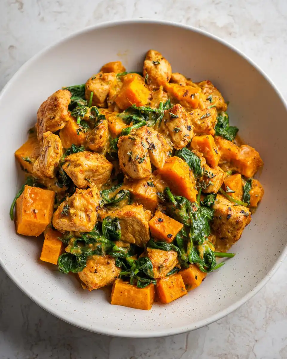 healthy chicken skillet - detail 2