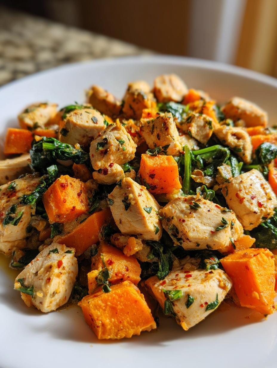 healthy chicken skillet - detail 3