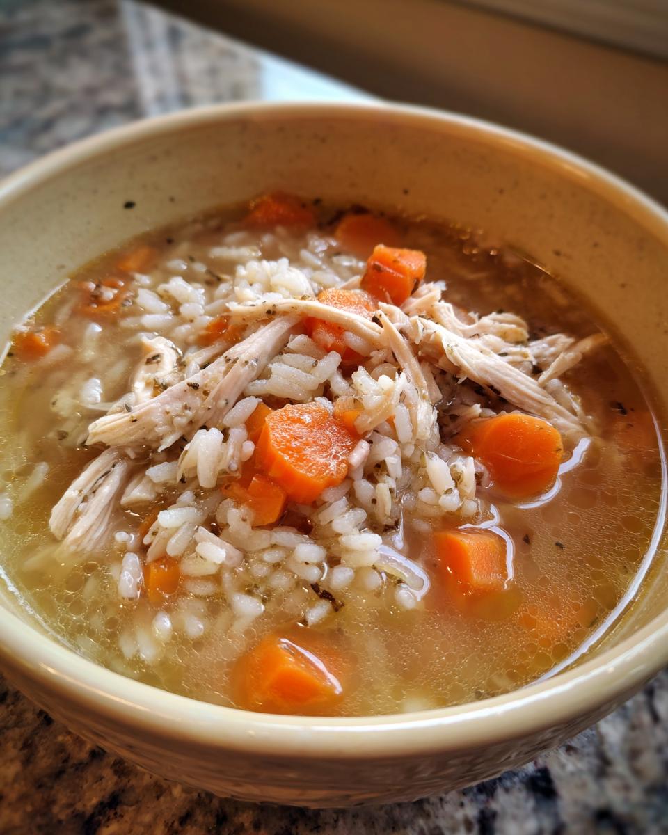healthy chicken soup - detail 1