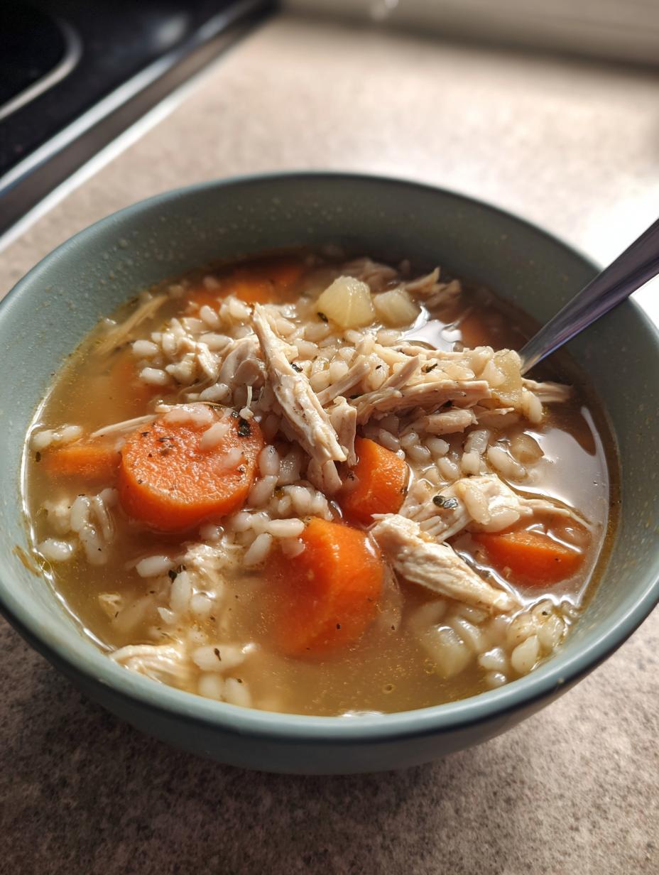 healthy chicken soup - detail 2