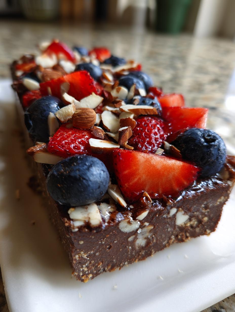 healthy chocolate dessert - detail 2
