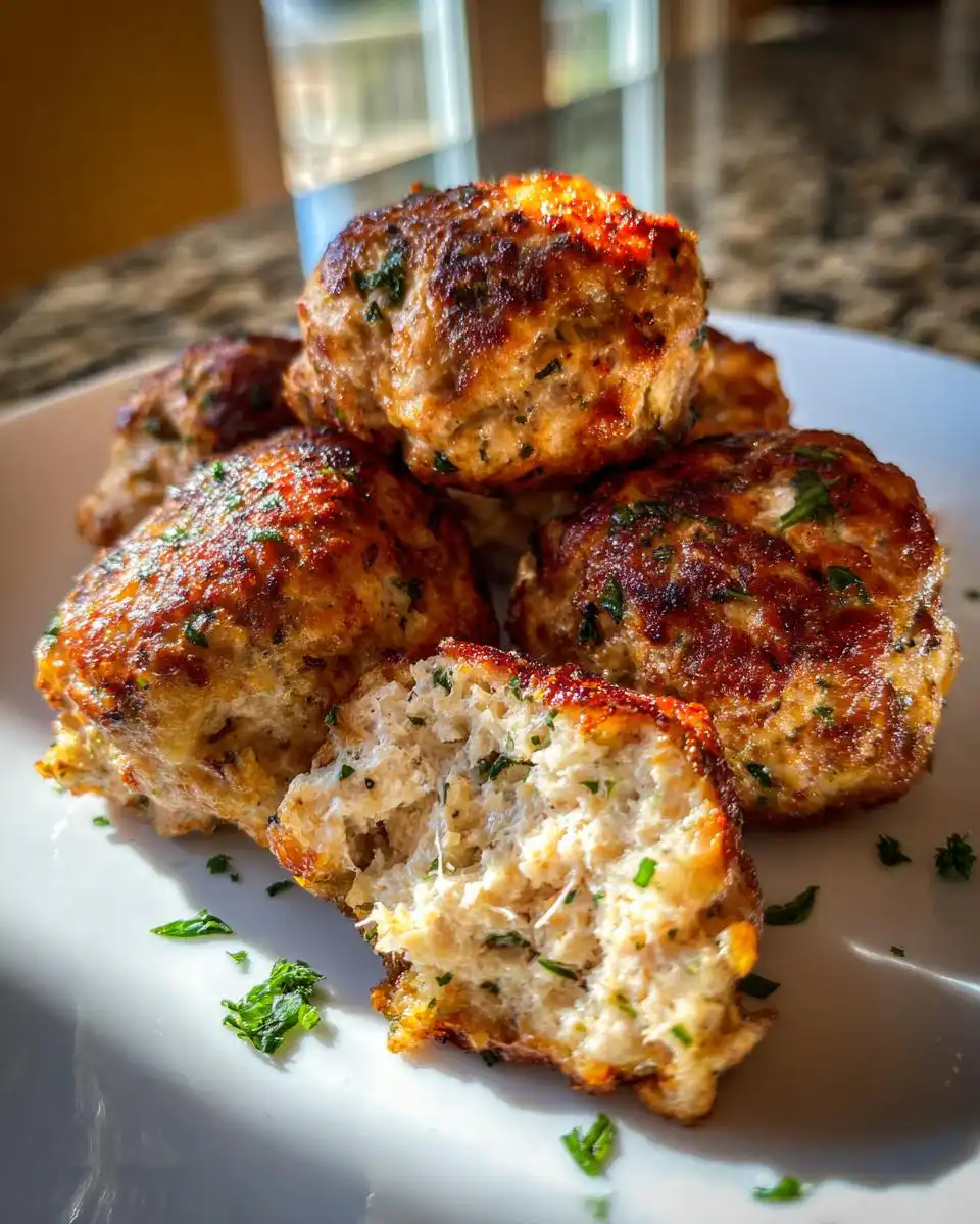 healthy ground turkey meatballs - detail 1