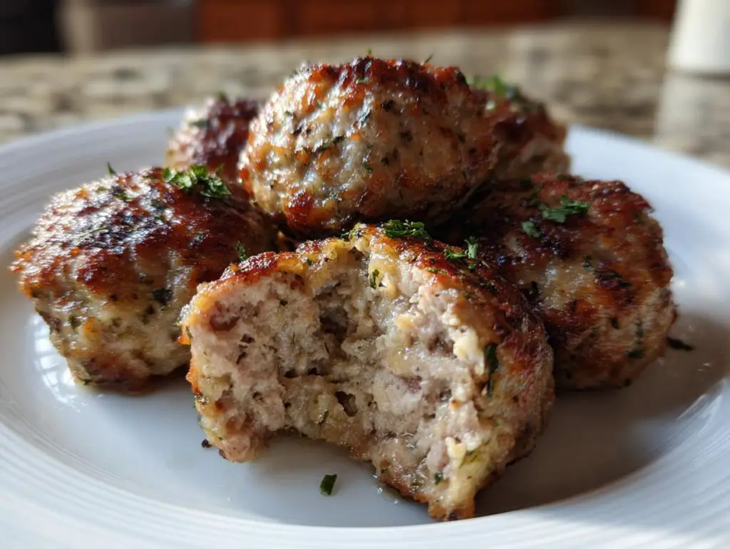healthy ground turkey meatballs