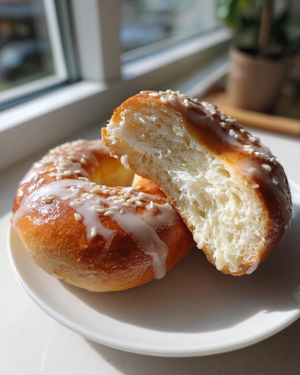 high protein bagels - detail 2