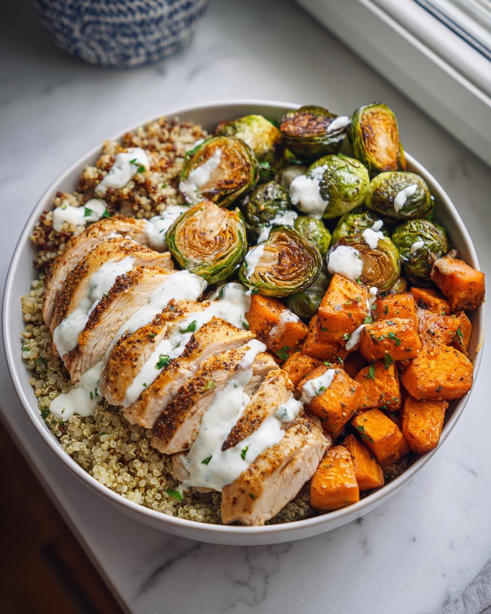 high protein dinner bowl - detail 2