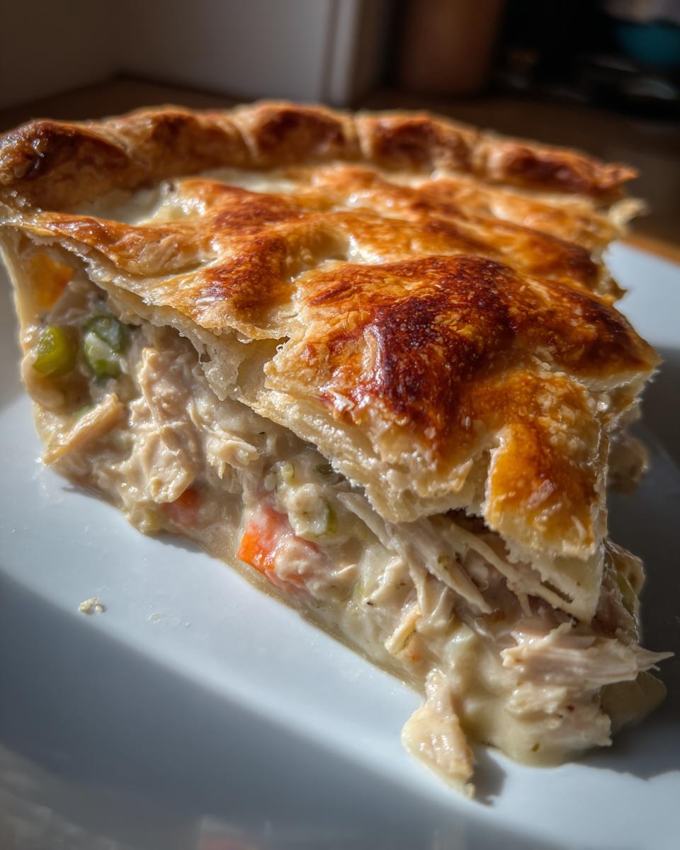 homemade chicken pot pie - detail 2