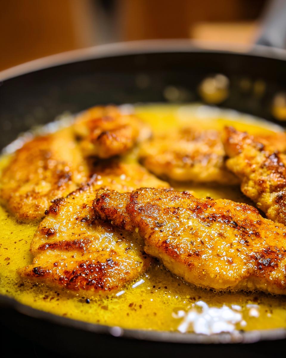 lemon garlic chicken skillet - detail 2