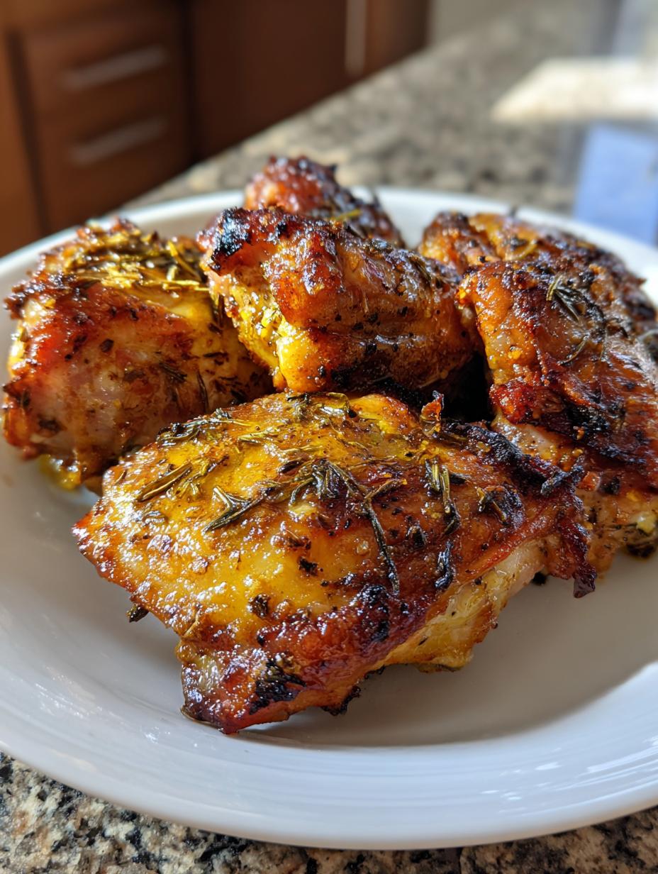 lemon garlic chicken thighs - detail 2