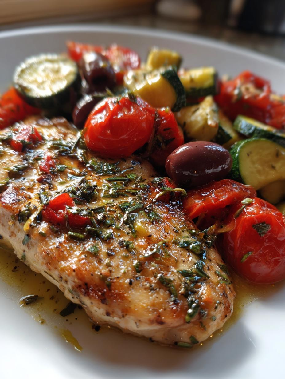 mediterranean chicken bake - detail 2