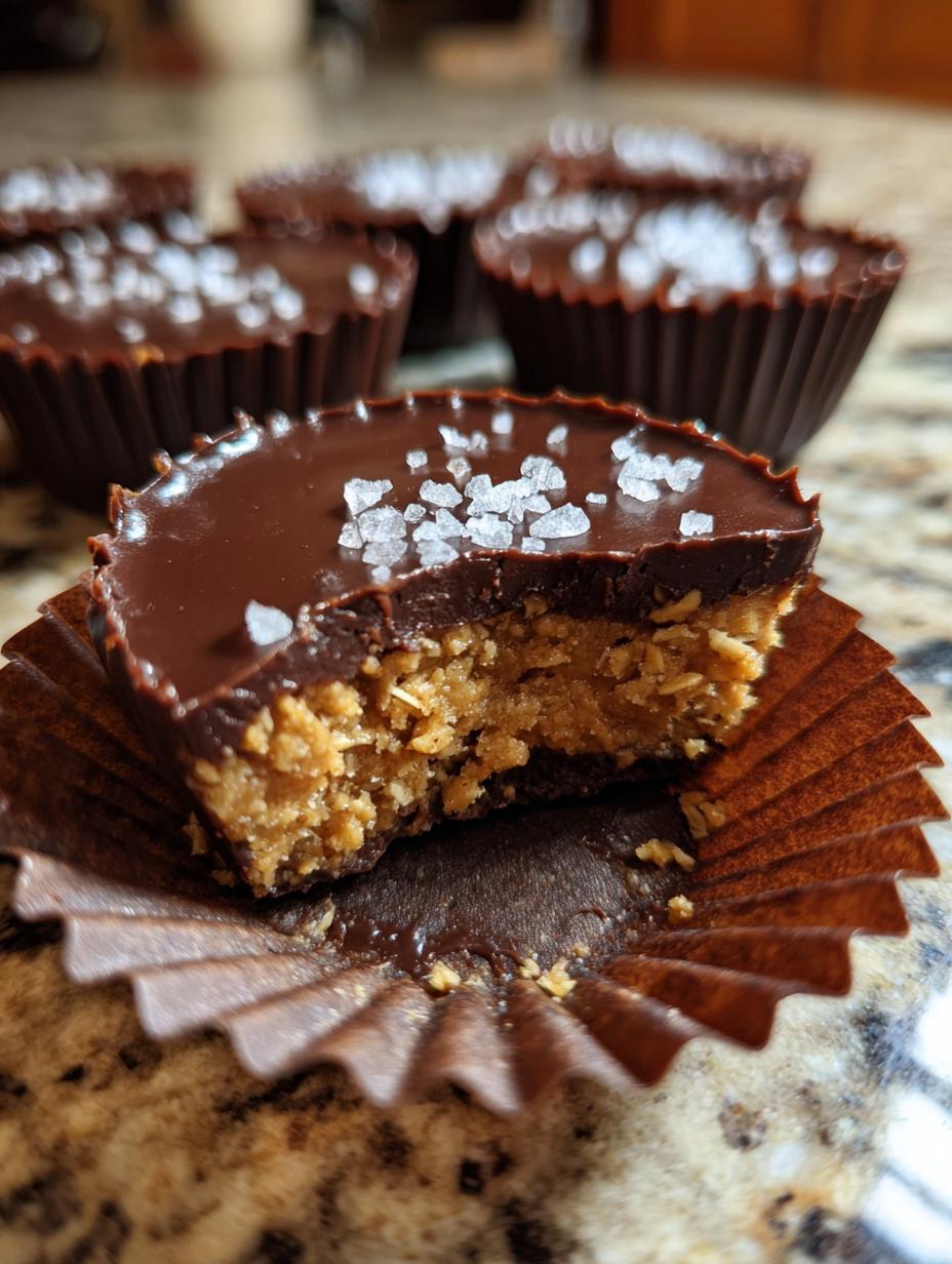 no bake peanut butter oat cups - detail 2