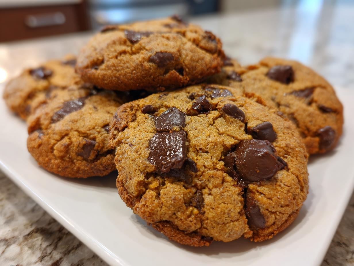 Amazing 3-Ingredient paleo chocolate chip cookies