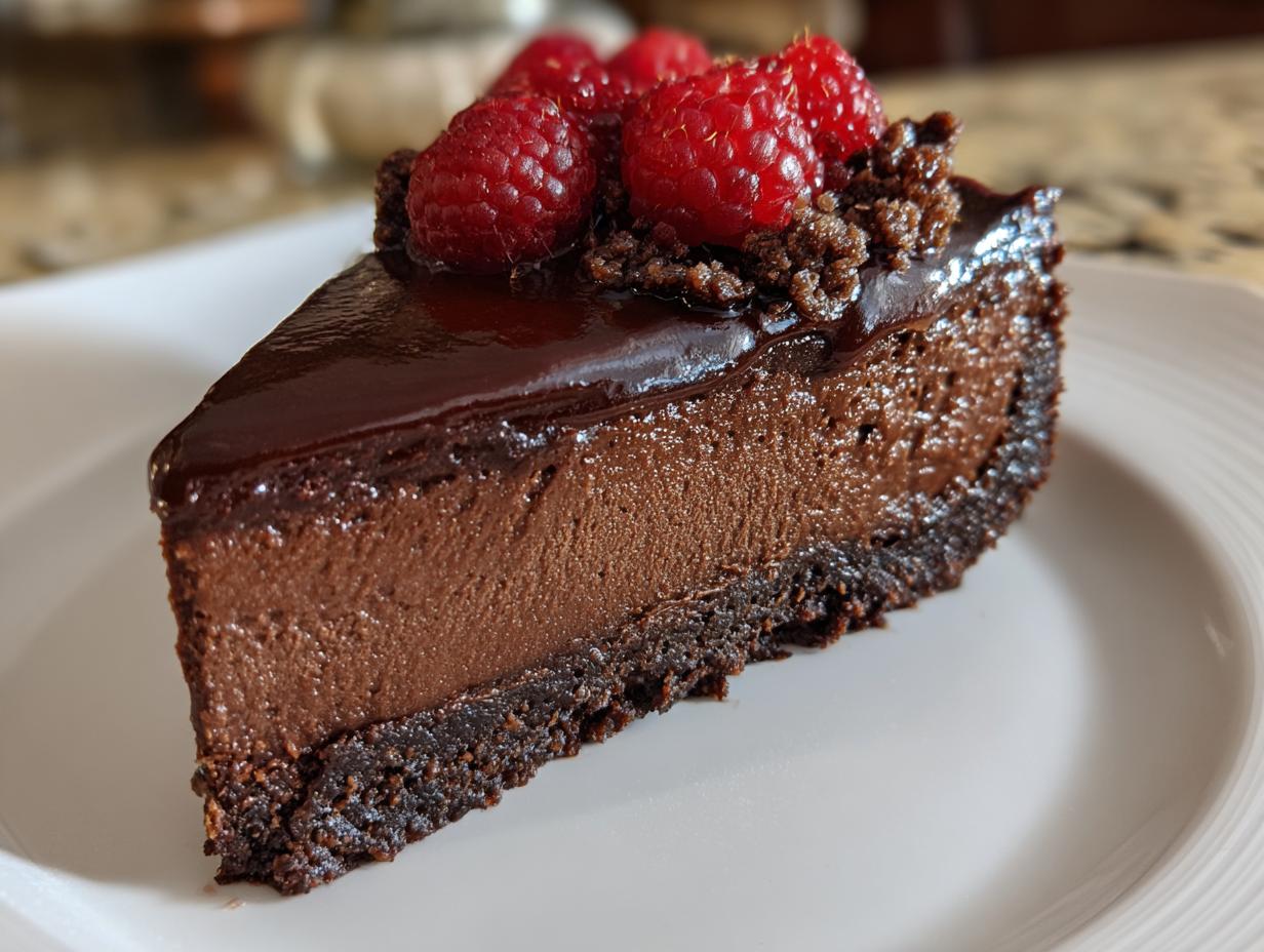 Amazing 1 vegan chocolate cheesecake secret