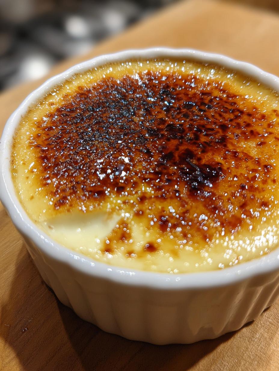 vegan creme brulee - detail 2