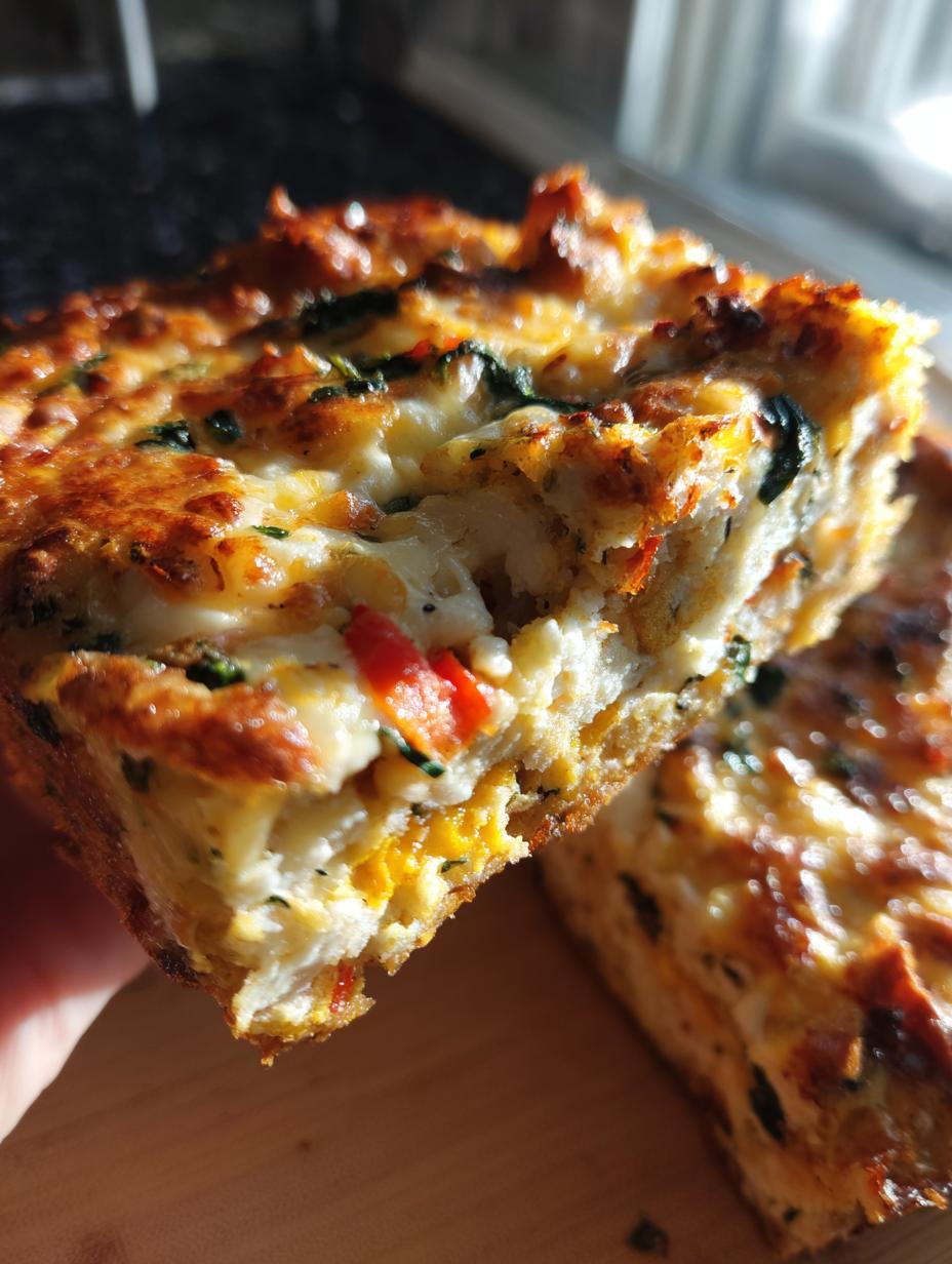 vegetarian breakfast casserole - detail 3