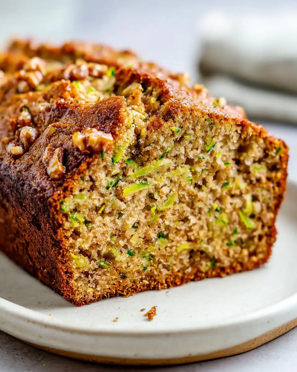 zucchini bread - detail 1