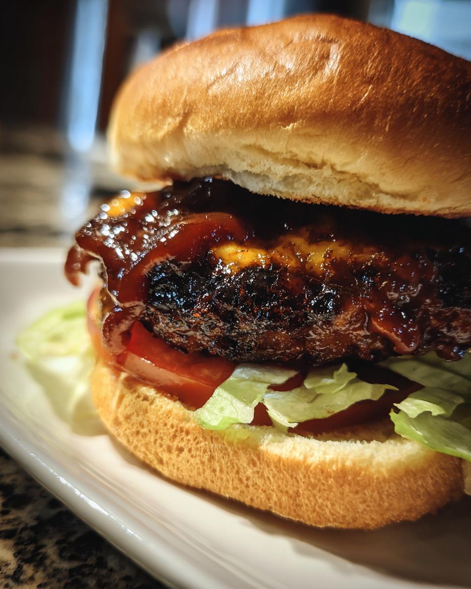 Air fryer BBQ turkey burgers - detail 1