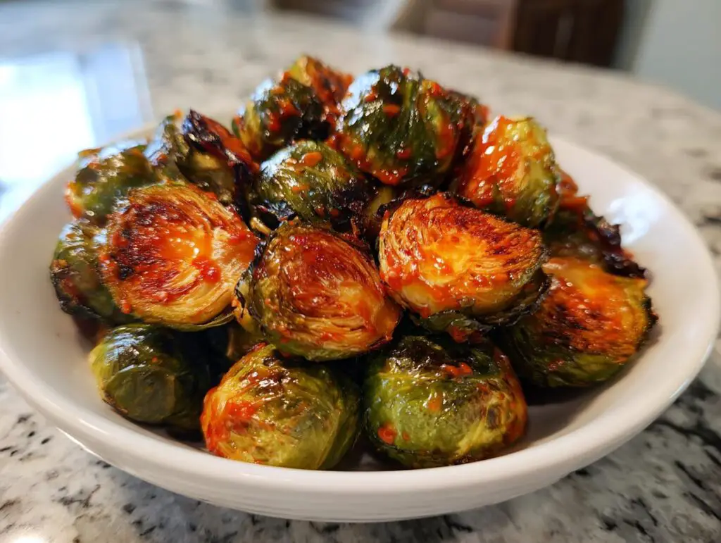 Air fryer Brussels sprouts