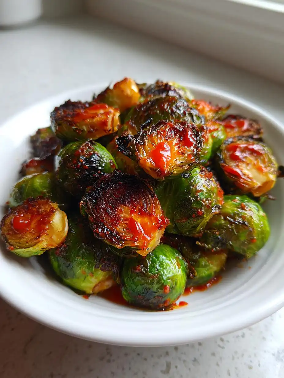 Air fryer Brussels sprouts - detail 2