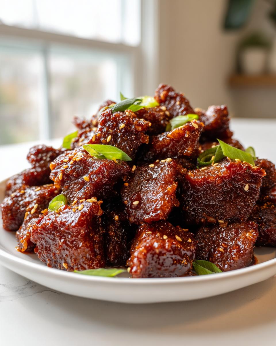 Air fryer Korean BBQ beef bites - detail 1