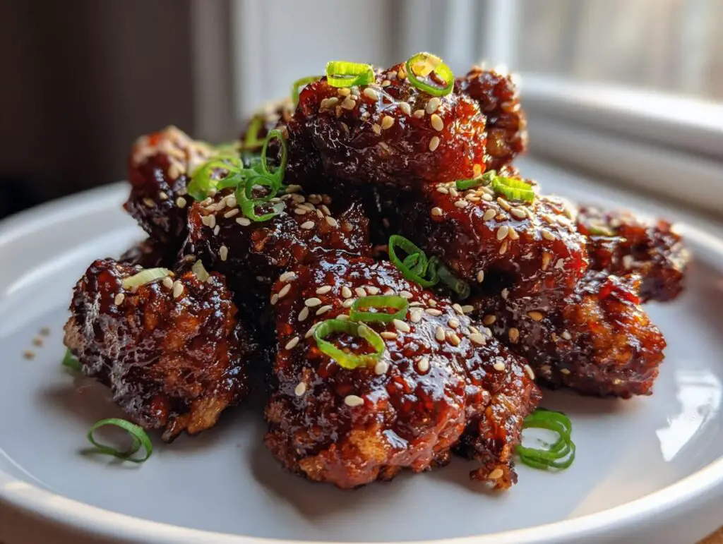 Air fryer Korean chicken nuggets