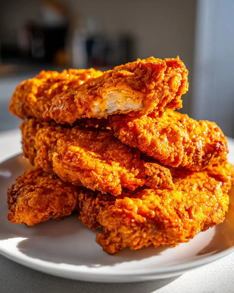 Air fryer Nashville hot chicken tenders - detail 1