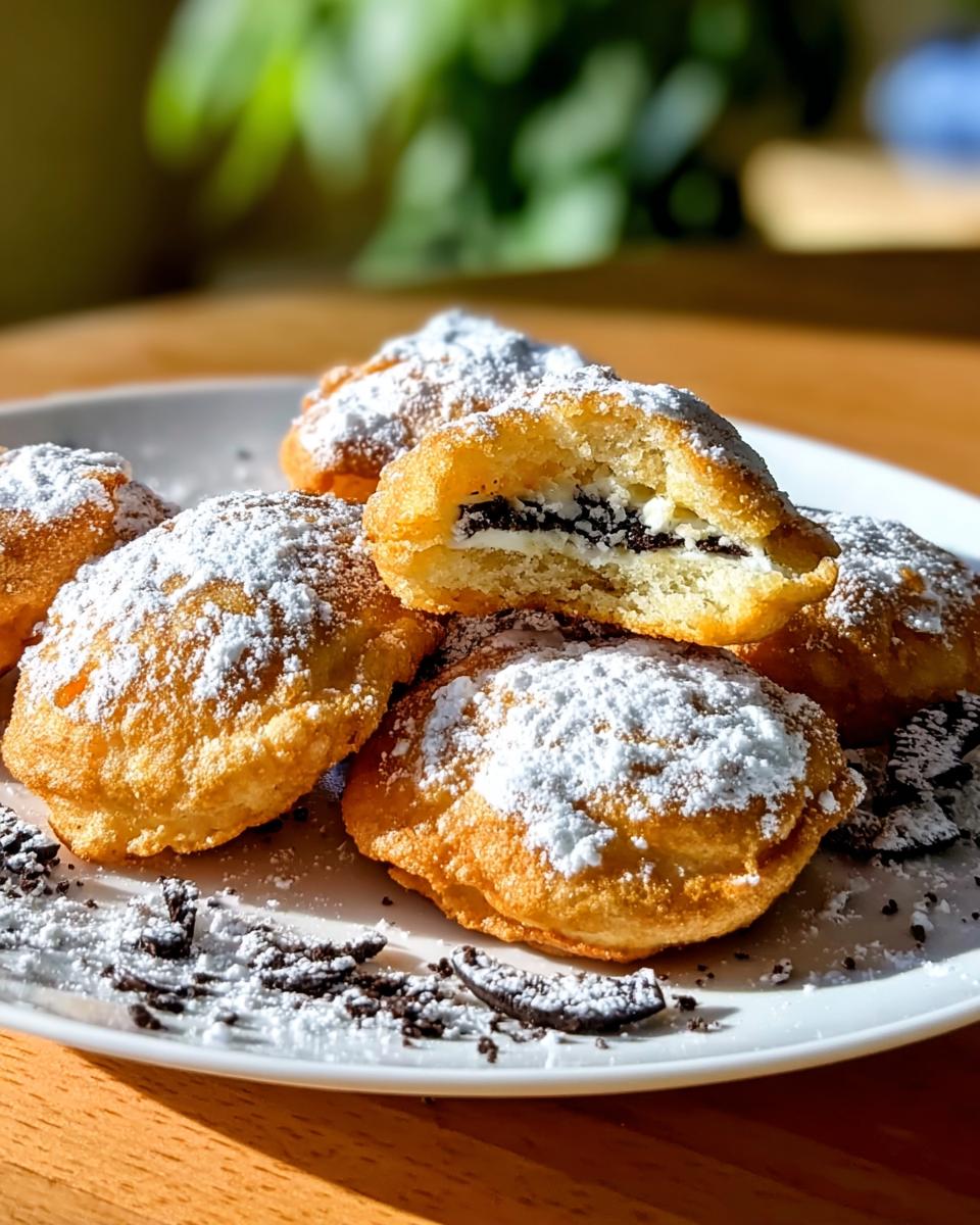 Air fryer Oreos - detail 1