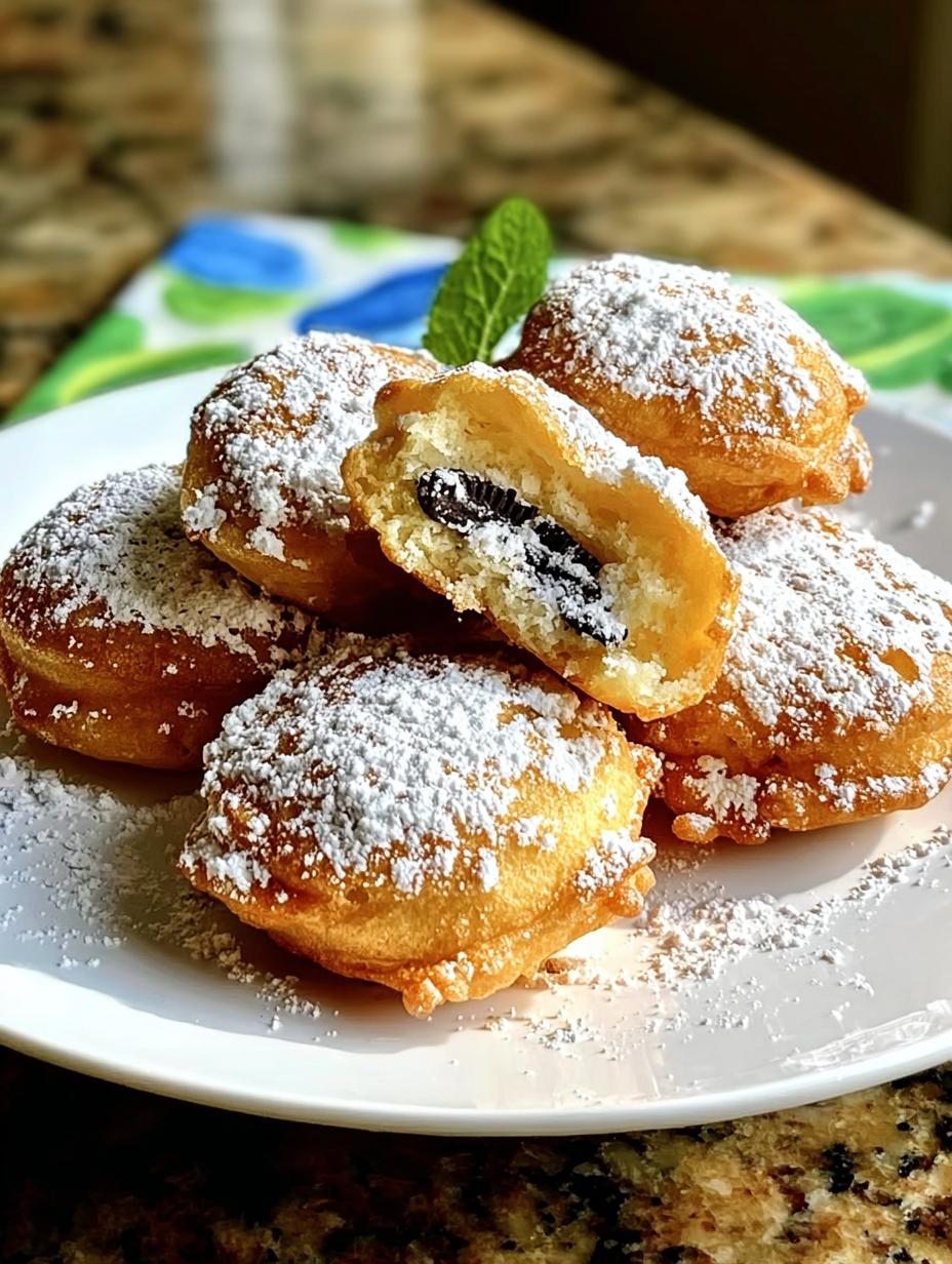 Air fryer Oreos - detail 2