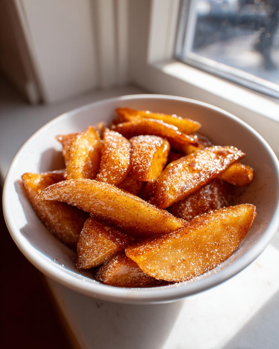 Air fryer apples - detail 1