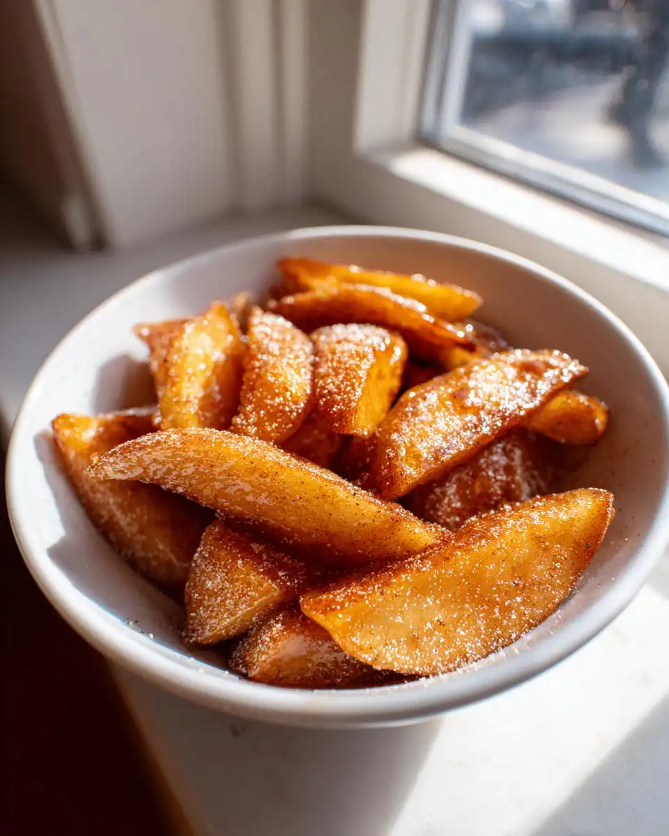 Air fryer apples - detail 1