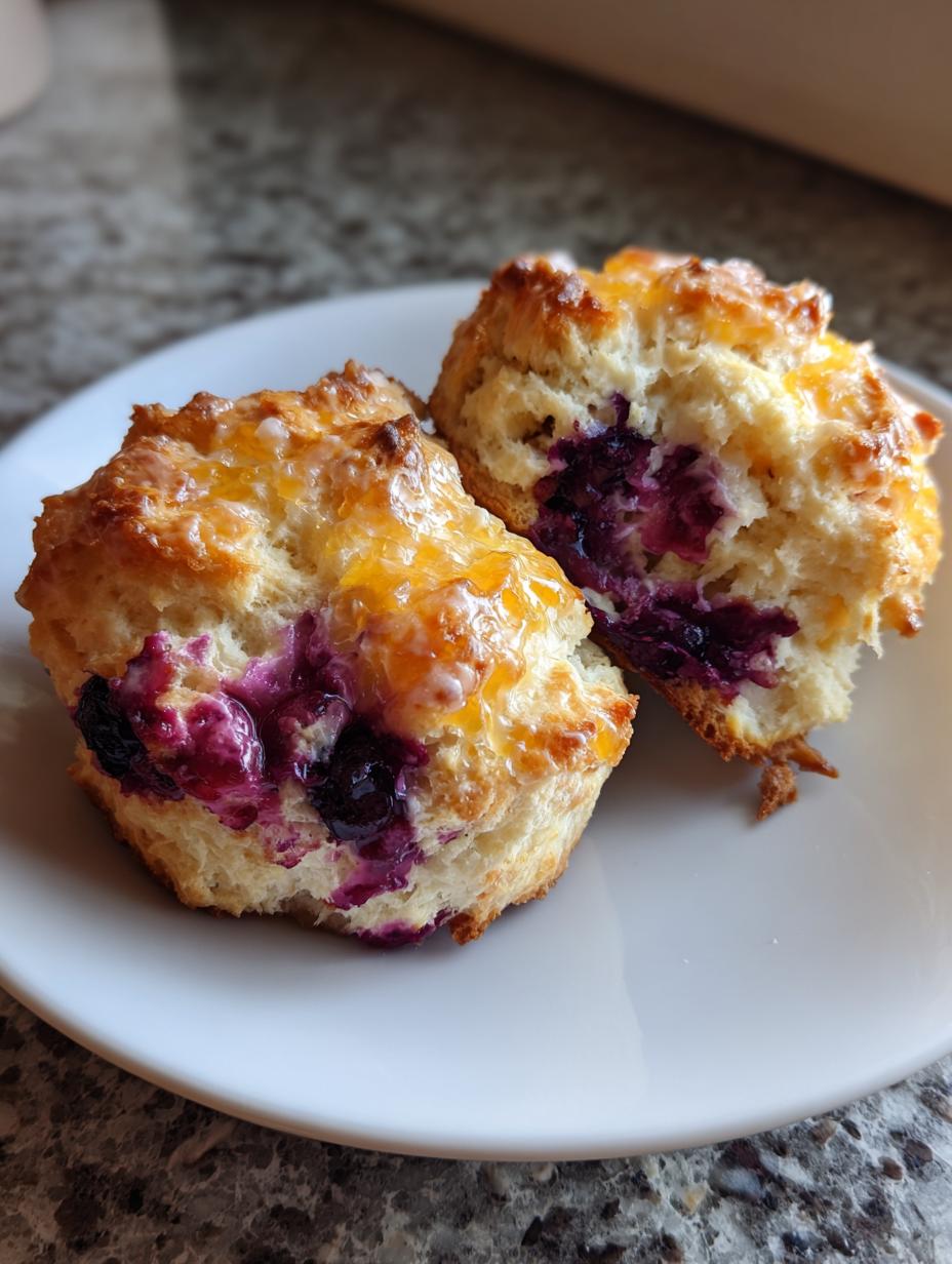 Air fryer blueberry scones - detail 2