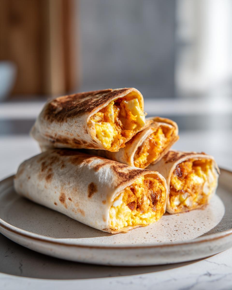 Air fryer breakfast burrito bites - detail 1