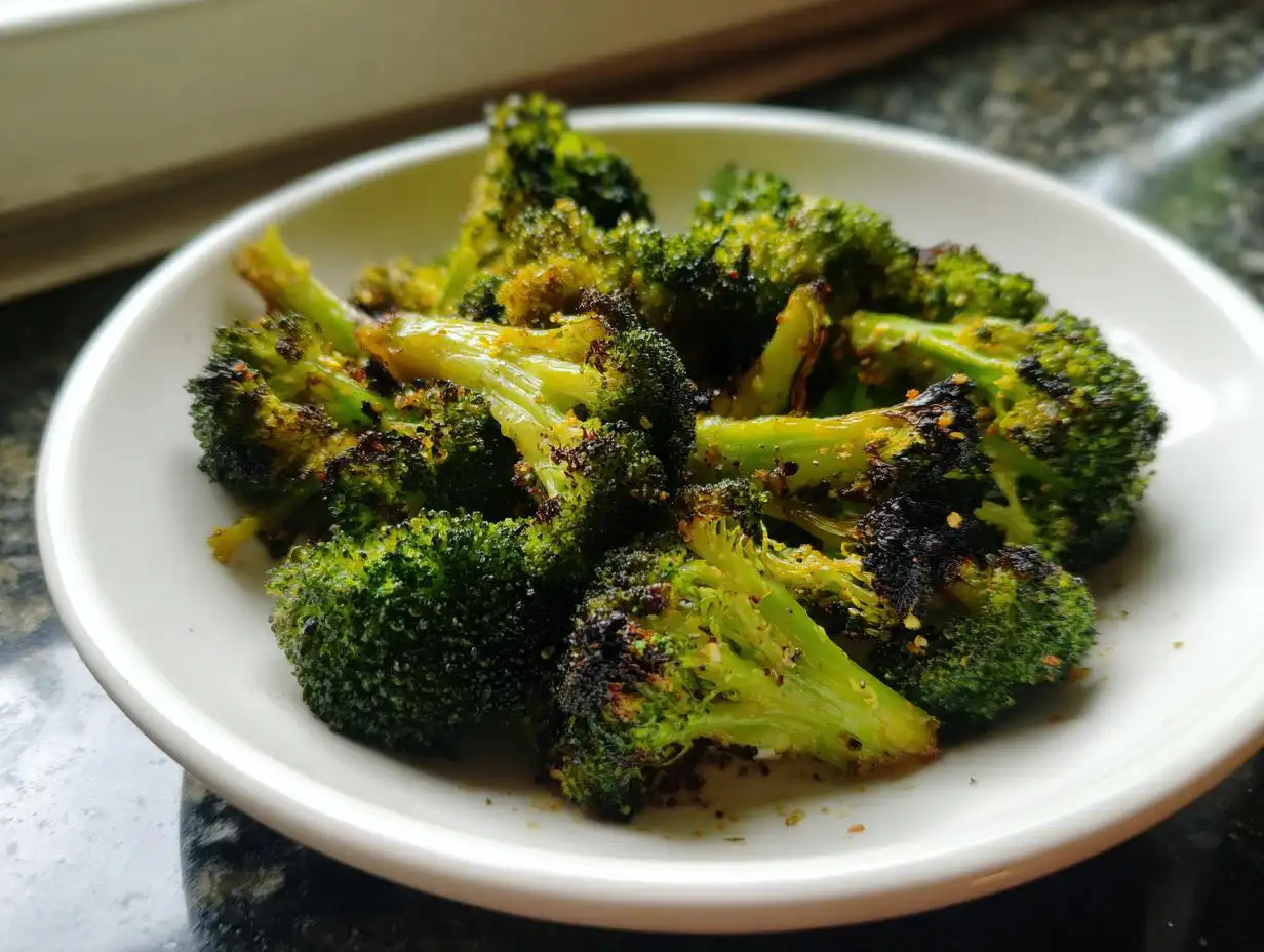 Scorching 10-min Air fryer broccoli now