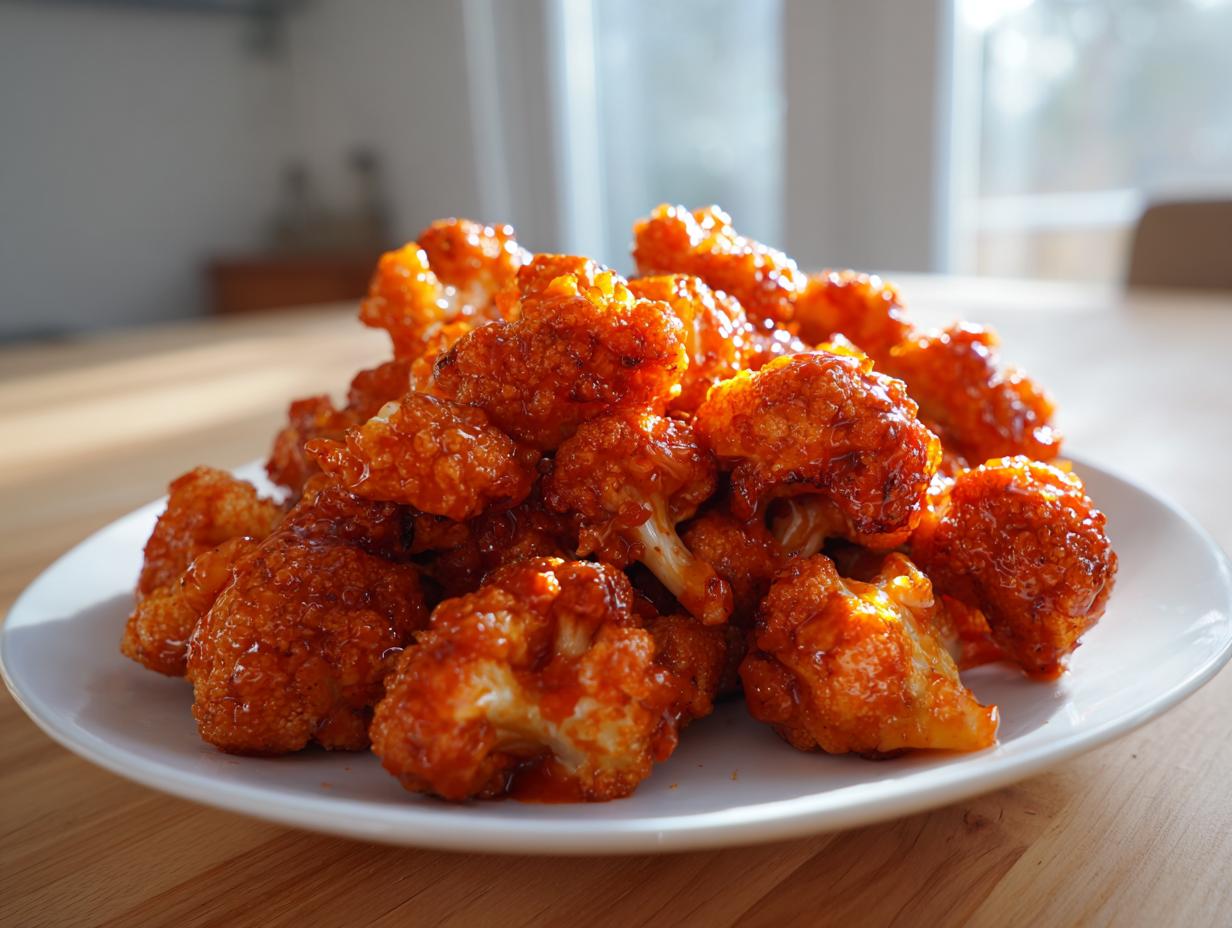 Air fryer buffalo cauliflower 2X Crispy Now