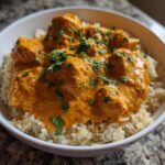 Air fryer butter chicken bowls